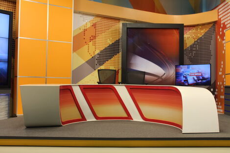 File photo of K24 news studio.