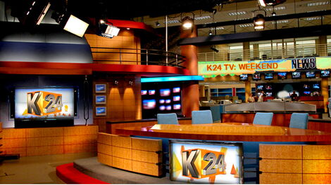 File image of K24 news studio.
