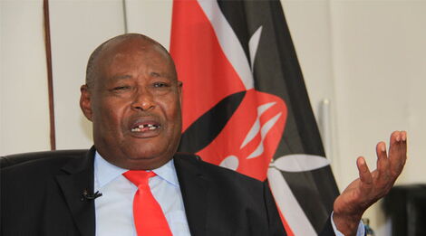 An undated image of former Speaker of the National Assembly Francis Ole Kaparo.