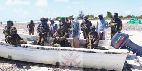 KDF troops operating under AMISOM in Kuday - Somalia