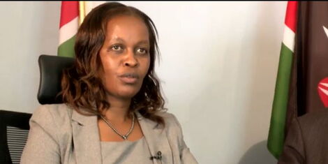 KNEC Competency Based Assessment Coordinator Ann Ngatia during the CBC update by the government dubbed Sema na Spox on May 9, 2022..jpg (2