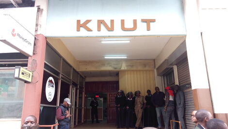 KNUT offices located along Mfangano street in Nairobi