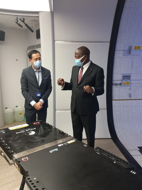 CS health Mutahi Kagwe meeting UK officials on Saturday May 28, 2022