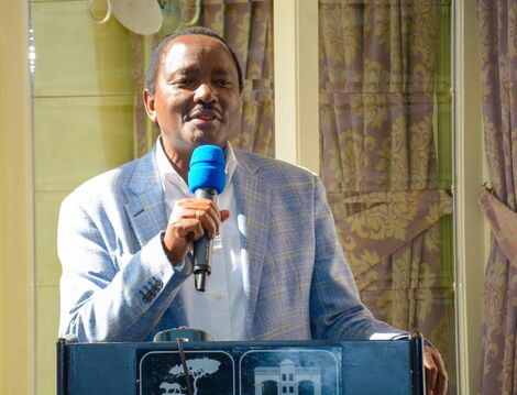 Wiper Party Leader Kalonzo Musyoka during a past press conference