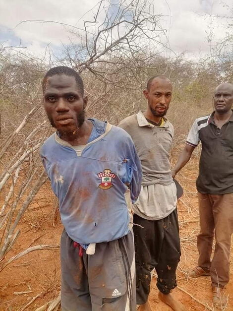 Kamiti Escapees Before They Were Apprehended on Thursday November 18, 2021