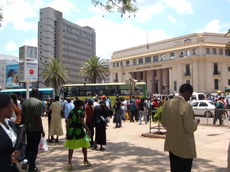 Kencom stage in Nairobi
