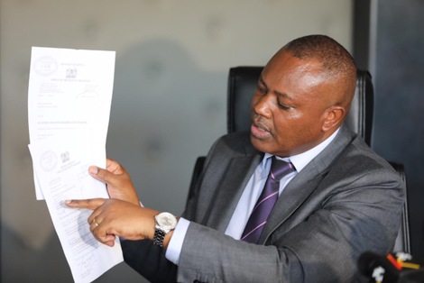 George Kinoti at DCI headquarters on Thursday, March 5, 2020