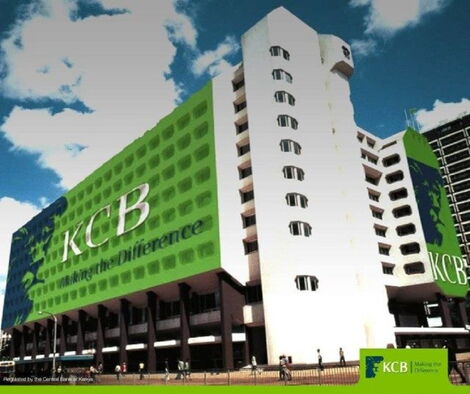 Kenya Commercial Bank building in Nairobi CBD.