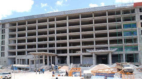 Kenya National Examination Council (KNEC) headquarters building that has stalled for 35 years