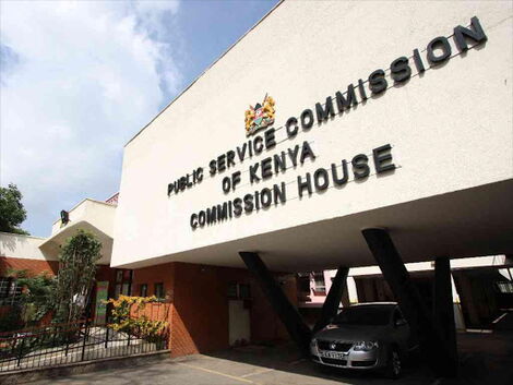 Public Service Commission (PSC) office in Nairobi.