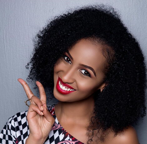 Kenyan actress Sarah Hassan strikes a pose.