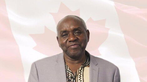 Kenyan asylum seeker Samuel Ndesanjo Nyaga based in Toronto, Canada.