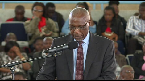 Kenyatta University Vice Chancellor Prof Paul Wainaina