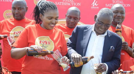 Keroche Breweries owners Tabitha Karanja and husband Joseph Karanja