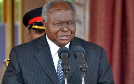 Image of former president Mwai Kibaki