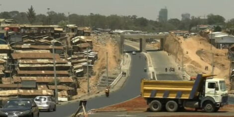 A section of Kibra- Southern bypass interchange linking Lang'ata Road and Ngong Road.