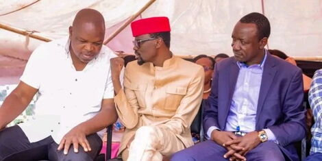 Kimilili MP Didmus Barasa during thr homecoming ceremony of Bungoma Deputy Governor on October 30, 2022..jpg