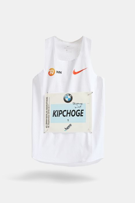 Eliud Kipchoge's Running Singlet That Was Placed on Auction on International Platform From September 25