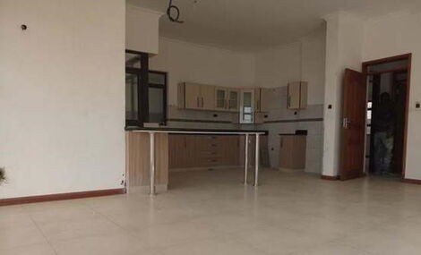 Kitchen section of a Ksh12,000 bedroom house for rent in Milimani, Kitale.