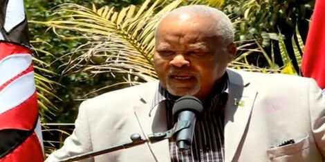 Screengrab of Former politician Kolonzo Munyao speaking on Saturday April 9, 2022