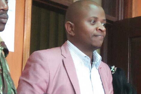 Konyu MCA Eric Mwangi Karugu in a Nyeri court of September 3, 2019.