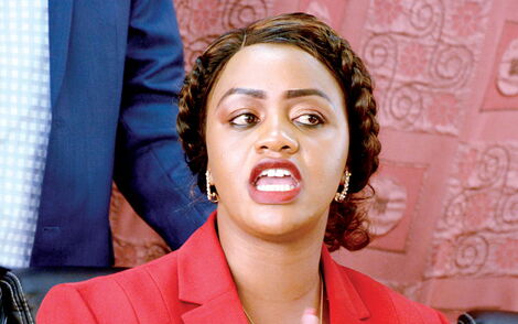 Laikipia women representative, Hon. Cate Waruguru.