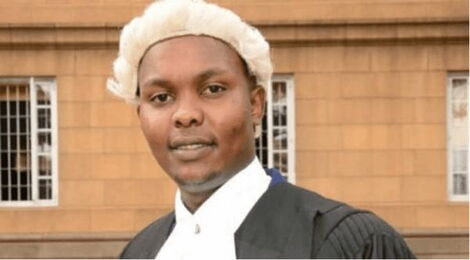 Lawyer Onesmus Masaku, who died on Sunday, October 18, after being injured after cutting his hands.