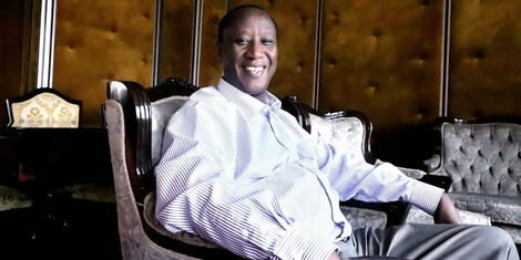 Lerionka Tiampati KTDA Holdings CEO at his office.