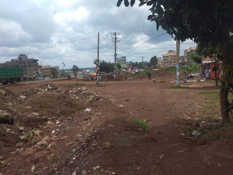Limuru road construction works in Ruaka, October 28, 2020.