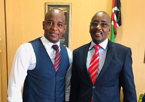 Linus Kaikai (Left) and his brother Maurice Kaikai.