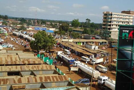 An undated file image of Busia County