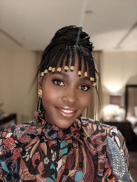 Lupita Nyong'o is all smiles on her birthday, March 1, 2020.