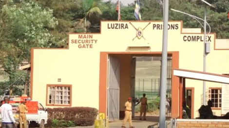 The entrance of Luzira Maximum Security prison located in Kampala, Uganda.