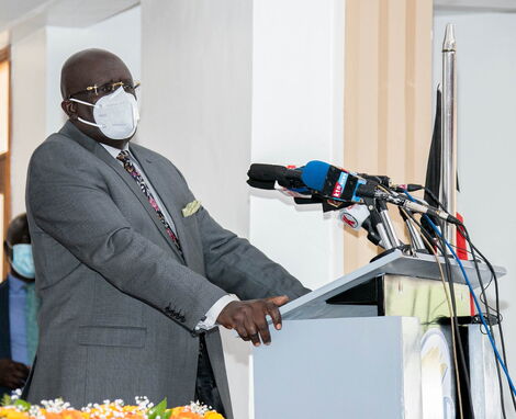 CS George Magoha during the Launch of Elimu Program on Thursday July 22,2021
