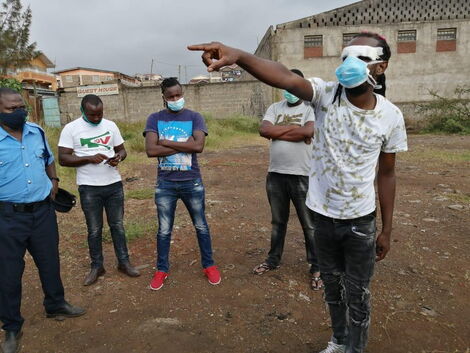 Samuel Maina details how he was reportedly assaulted by police officer on Saturday, May 23, 2020