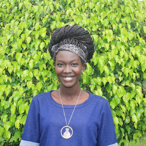 File photo of Activist Mary Maker who grew up at Kakuma Refugee camp in Kenya