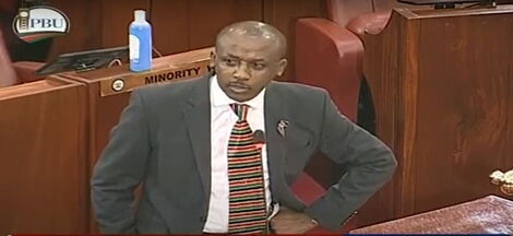 Makueni Senator Mutula Kilonzo speaking in the Senate on Monday, August 17, 2020.