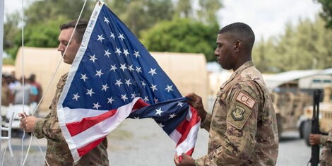 U.S. service members in Manda Bay