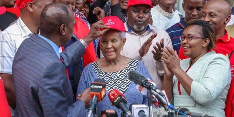 Wambura wa Maranga Welcomed to Jubilee Party by Secretary General Jeremiah Kioni