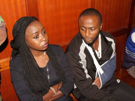 Media personality Jacque Maribe and Joseph 'Jowie' Irungu