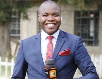 File photo of Citizen TV reporter Martin Kosgey