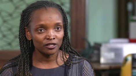 Mary Mwange, who is CEO and founder of Data Integrated during an interview with CNN