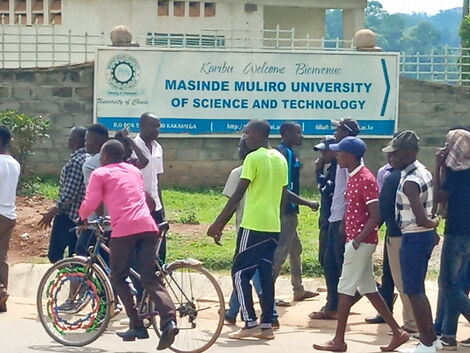 Masinde Muliro Universty students