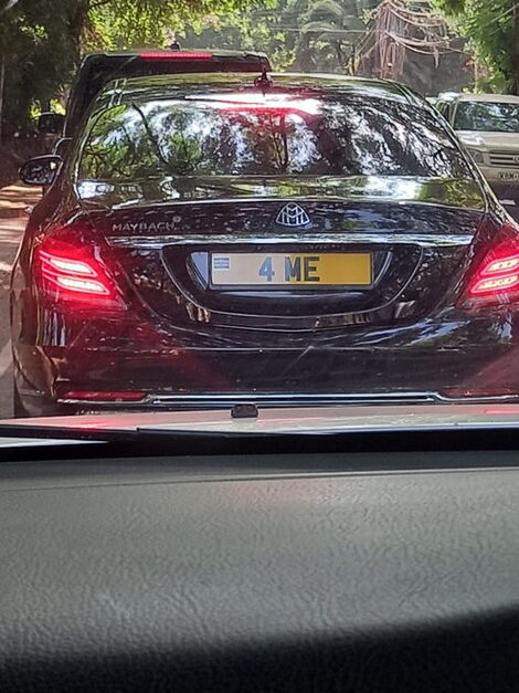 Mercedes Maybach S600 pictured in Nairobi.
