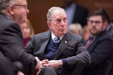 Media mogul and billionaire Michael Bloomberg
