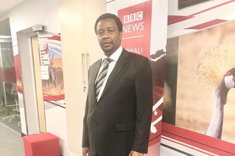 Pastor Godfrey Migwi at BBC Studios in September 2019