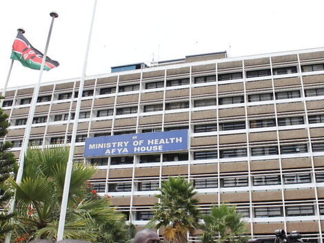 Ministry of Health's Afya House Building in Nairobi, Kenya.