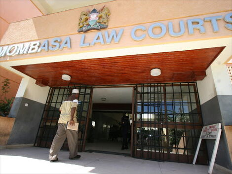 File photo of Mombasa law courts building