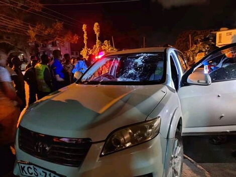 Ali Mwatsau, a politician based in Mombasa County survived an assassination attempt on Tuesday night, April 5, 2022