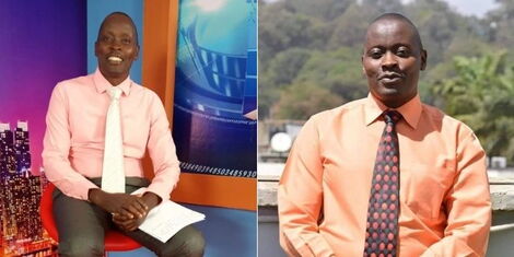 Media Personality Moses Kanyiri at Gikuyu TV in 2020. 